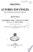 Historia del levantamiento, guerra y revolución de España