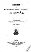 Historia del levantamiento, guerra y revolución de España