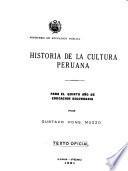 Historia del Peru ...: Historia de la cultura Peruano