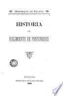 Historia del Regímento de Ponteneras