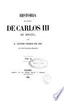 Historia del reinado de Carlos III en España