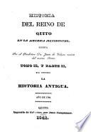 Historia del reino de Quito en la America Meridional
