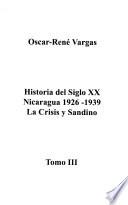 Historia del siglo XX: Nicaragua, 1926-1939