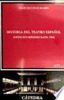 Historia del teatro español