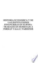 Historia económica y de las instituciones financieras en Europa