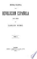 Historia filosófica de la Revolucion Española de 1868