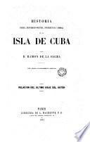 Historia física, económico-politica, intelectual y moral de la isla de Cuba