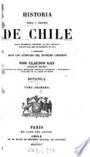 Historia física y política de Chile