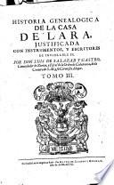 Historia genealogica de la casa de Lara