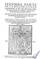 Historia General del Mundo de XVII años del tiempo del señor Rey don Felipe II. el Prudente