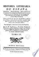 Historia literaria de España desde su primera poblacion hasta nuestros dias, 5