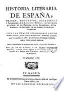 Historia Literaria De España