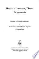 Historia/literatura/teoría