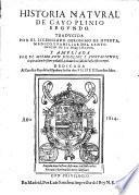 Historia natural, trad. por Geronimo de Huerta ... ampliada con escolios y anotaciones