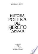 Historia politica del ejército español