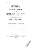 Historia política y militar de las repúblicas del Plata