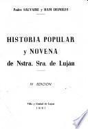 Historia popular y novena de Nstra. Sra. de Luján