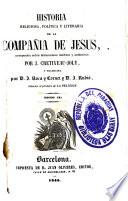 Historia religiosa, política y literaria de la Compañia de Jesus