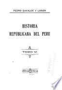 Historia republicana del Perú ...