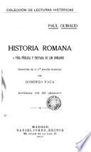 Historia romana