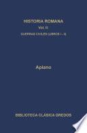 Historia romana II. Guerras civiles (Libros I-II)
