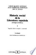 Historia social de la literatura española (en lengua castellana)