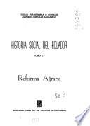 Historia social del Ecuador: Reforma agraria