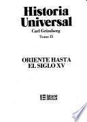 Historia universal: Oriente hasta el siglo XX