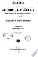 Historiadores de sucesos particulares