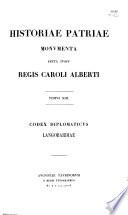 Historiae patriae monumenta