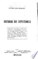 Historias sin importancia