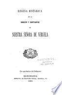 Historica de la Imagen y santuario de Nuestra Senora de Veruela