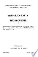 Historiografía hidalguense II