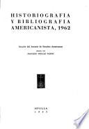 Historiografia y bibliografia americanista, 1962