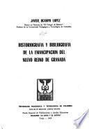 Historiografía y bibliografía de la emancipación del Nuevo Reino de Granada