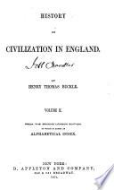 History of Civilization in England