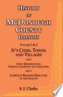 History of McDonough County, Illinois