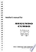 Holt, Rinehart and Winston series: Segundo curso, text and t.m