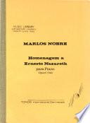 Homenagem a Ernesto Nazareth