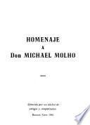 Homenaje a don Michael Molho