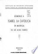 Homenaje a Isabel la Católica en Madrigal de las Altas Torres
