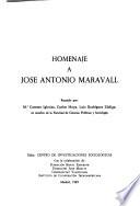 Homenaje a José Antonio Maravall