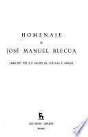 Homenaje a José Manuel Blecua