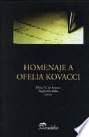 Homenaje a Ofelia Kovacci