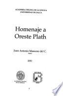 Homenaje a Oreste Plath (1907-1996) : una vida dedicada a Chile