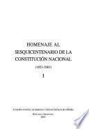 Homenaje al sesquicentenario de la Constitución Nacional (1853-2003).