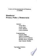 Honduras, prensa, poder y democracia