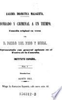 Honrado y criminal a un tiempo