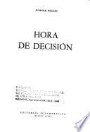 Hora de decisión