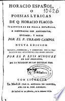 Horacio español o Poesias lyricas